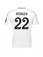 Real Madrid Antonio Rudiger #22 Replika Hemmakläder 2024-25 Kortärmad